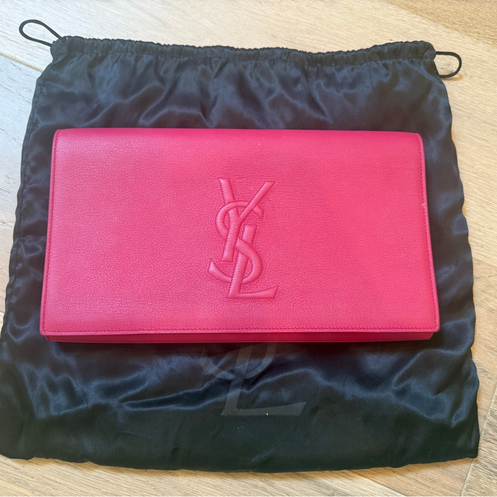 Yves Saint Laurent Pink Clutch